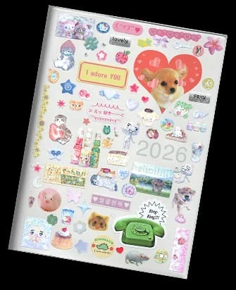 A sticker book